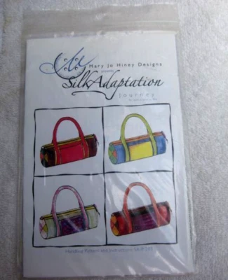 SILK ADAPTATION  "Journey"  BAG / PURSE /  PATTERN by Mary Jo Hiney  - Image 1 of 2