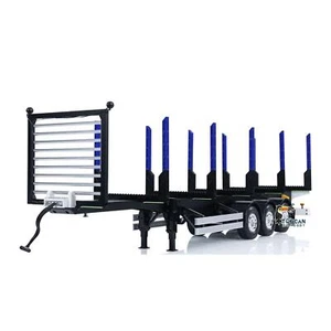 3Axles 1/14 Scale Timber Trailer for DIY TAMIYA Logging Truck RC Tractor Model - Picture 1 of 12