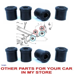 DATSUN 620 PICKUP TRUCK LEAF SPRING SHACKLE REAR BUSHING BUSH 8 PCS - Picture 1 of 7
