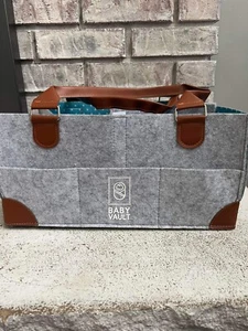 Baby Diaper Caddy - Nursery Storage Bin and Car Organize, Baby Shower Gift - Picture 1 of 8
