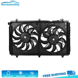 A/C Radiator Cooling Fan Assembly For 2016 17-2020 Mitsubishi Outlander 2.4L l4 - Picture 1 of 8