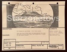 Indiana Jones Raiders Of The Lost Ark Original Production Used Storyboard SS3