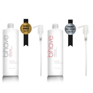 Bhave Rescue Intense Repair Shampoo & Conditioner 1000ml 1 Litre DUO + Pumps - Picture 1 of 1