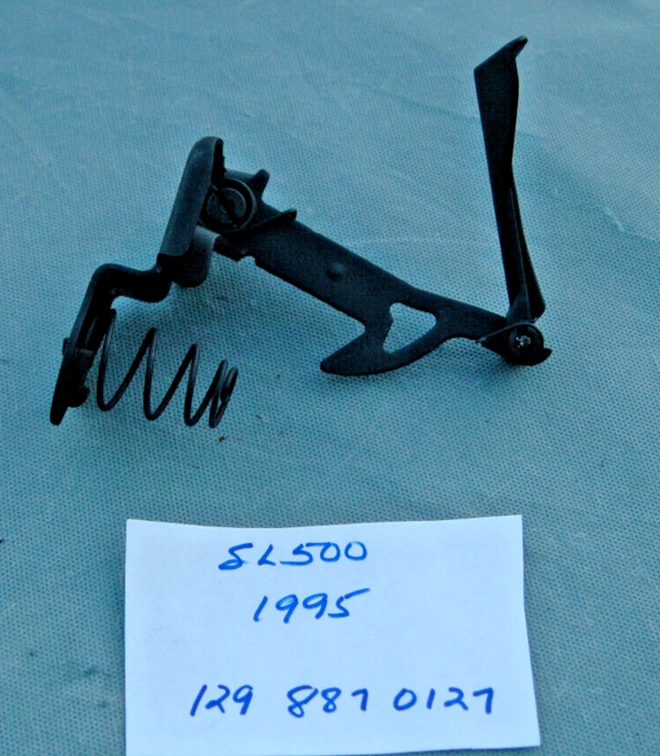 Mercedes R129 SL320 SL500 500SL 1990-1998 capó pestillo de seguridad OEM 1298870127 Foto 1 de 2