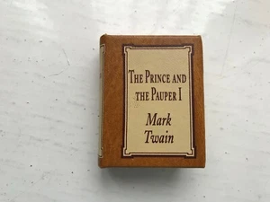 DEL PRADO MINIATURE LIBRARY BOOK CLASSICS - PRINCE AND THE PAUPER I - MARK TWAIN - Picture 1 of 2