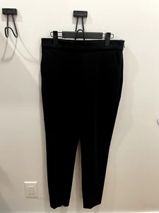 Balenciaga Paris Womens Trouser Pants Size 40 Black Work or Play - Picture 1 of 9