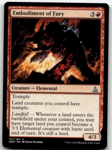 MTG Oath of the Gatewatch Embodiment of Fury 107 NM/M - Picture 1 of 1