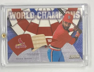 Ozzie Smith 2001 Stadium Club World Champions 82 Game Used Bat #wc-os (4741) - Picture 1 of 2