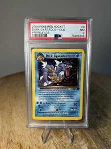 PSA 7 2000 Dark Gyrados PRERELEASE #8 Holo - Picture 1 of 2