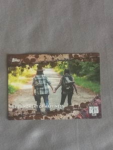 2017 Topps The Walking Dead Season 7 47/50 Brief Moment of Happiness #30