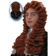 PARRUCCA RE SOLE LUIGI XIV UOMO ACCESSORIO COSTUME CARNEVALE