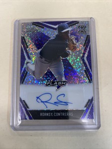 2020 Leaf Flash Purple 32/35 Roansy Contreras #BA-RC1 Auto