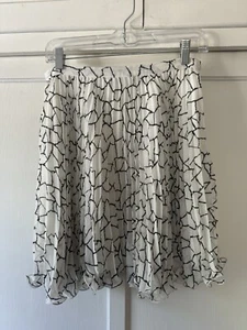 Alberto Makali Woman Corrugated Skirt White Size 2 NWT $39.97 - Picture 1 of 5