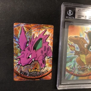 1999 Nidorino #33 Feuerwerk (Schneeflocke) super SELTEN MiNT - Bild 1 von 4