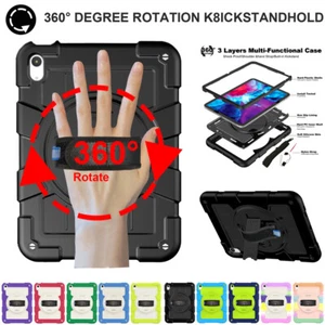 Shockproof Rotating Stand Case For iPad 10th Generation & A16 Model Heavy Duty - Picture 1 of 19