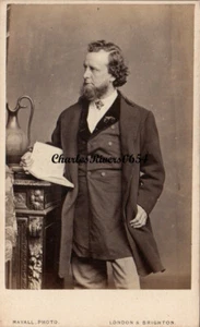 LONDON CDV GROSSE AUSSTELLUNG HISTORIKER REISENDER WILLIAM HEPWORTH DIXON #B3862 - Bild 1 von 2