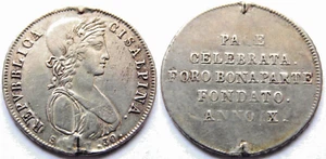 Italia Stati, Repubblica Cisalpina 30 Soldi 1801 - Foto 1 di 10
