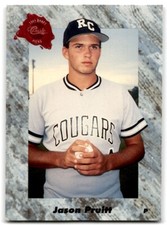 1991 Classic Draft Picks Jason Pruitt Kansas City Royals #76