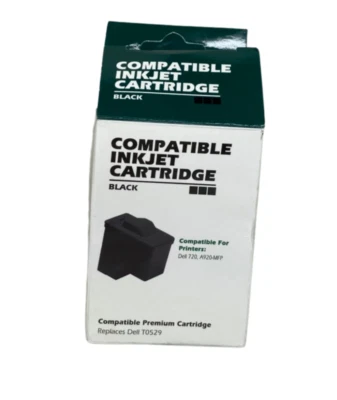 cartucho de inyección de tinta completo negro dell T0529 compatible para impresoras Dell 720 A920 Foto 1 de 4