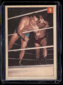 1954 Parkhurst Wrestling Lou Plummer #9 - Picture 1 of 2