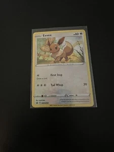 Eevee SWSH095 NM Black Star Promo Cosmos Holo Near Mint Foil Pokemon Card 95 095 - Picture 1 of 2