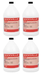(4) Gallons Rockville RHF Water-Based Haze Machine Fluid Juice No-Clog - Picture 1 of 2