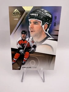 John LeClair - 2023-24 SP Game Used Legends #177 Gold /187 Flyers HOF - Picture 1 of 3