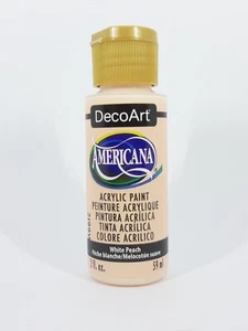 DecoArt Americana colore acrilico 59ml colori diversi DA024 White Peach
