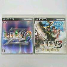 Used Koei 2011 Tecmo Sengoku Musou 3 / Empires Samurai Warriors PS3 Set of 2  