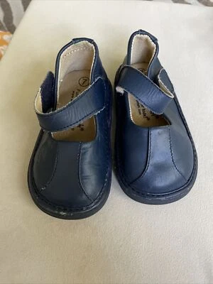 Zapatos Wee Squeak Azul Marino Talla 7 Sin Chirrido Foto 1 de 4