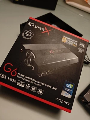 Soundblaster x G6 DAC/USB Soundkarte, Grau - Bild 1 von 4