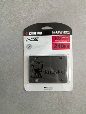 SSD A400 Interne 2.5" SATA Rev 3.0 240GB Kingston - SA400S37/240G - Photo 1/2