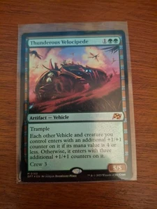 x1 Thunderous Velocipede DFT Aetherdrift MTG 183 FOIL M/NM 1x - Imagen 1 de 1