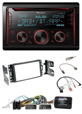 Pioneer 2DIN DAB Lenkrad Bluetooth USB CD Autoradio für Jeep Grand Cherokee 2011 - Bild 1 von 4