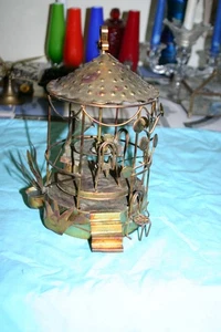 Spieluhr von Metal Craft "Pavillon" Vintage zum Aufziehen - Bild 1 von 2