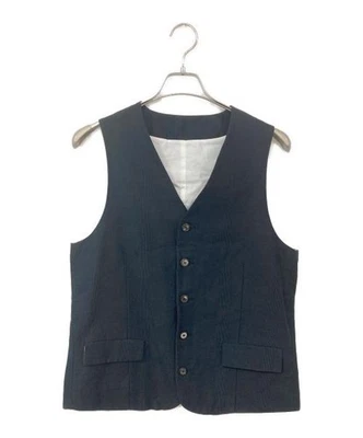Bergfabel                    Cotton linen vest gray G14a815 - Image 1 of 3