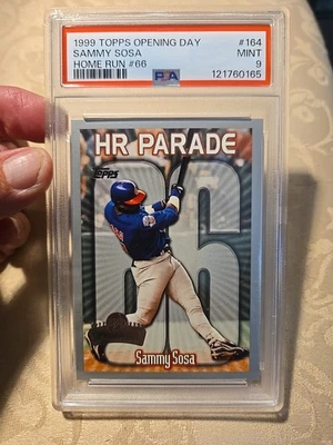 1999 Topps - HR Parade Sammy Sosa #461 Home Run #8 PSA 9 Como Nuevo Low Pop Cubs Raro Foto 1 de 4