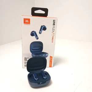 JBL Live Flex In Ear Bluetooth Kopfhörer, Blau, wie neu, OVP Noise Cancelling - Bild 1 von 3