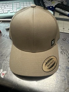 Hurley Authentic Mens Atlantic Trucker Snap Back Cap Hat Beige One Size NWT - Picture 1 of 1