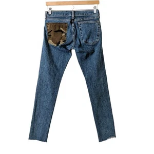 rag & bone The Dre Boyfriend Skinny Killburn Camo Patch Pocket Womens 25 $275 - Picture 1 of 10