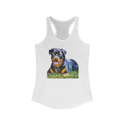 Camiseta sin mangas Rottweiler 'Lina' para mujer espalda deportiva Foto 1 de 2