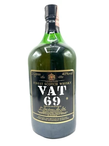 Scotch Whisky 1970's Vat 69 Sanderson Magnum 2litri 40% - Foto 1 di 6