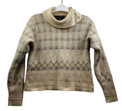 Suéter Jeanne Pierre Petites Mujer Pequeño Mezcla de Lana Angora Inspirado en Isla Justa Foto 1 de 4