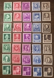 Estampillas de Estados Unidos famosas series americanas como nuevas montadas/MNH con esquina rasgada 871 - Imagen 1 de 4