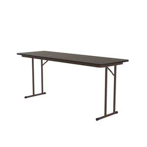 Correll Off-Set Leg Folding Seminar Table with High Pressure Laminate - Picture 1 of 8