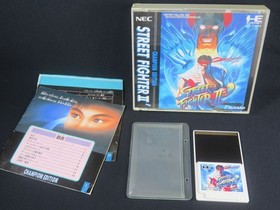 pc engine Street fighter II dash 2 II'  ' NEC Japan hu card hucard game tested