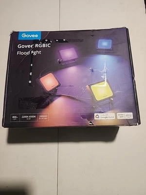 Govee Outdoor RGBIC LED Smart Landscape Flood Light 4 Lights New Open Box - Image 1 of 4