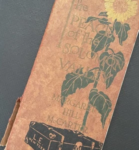 Peace Of Solomon Valley Antique 1915 Kansas Prairie Homesteaders History Book - Picture 1 of 7