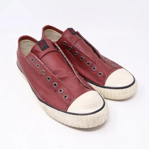 John Varvatos Bootleg Zapatillas bajas sin cordones Zapatos 8,5 M Rojo - Imagen 1 de 20