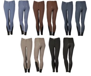 AKTION Damen Reithose mit Silikonaufdruck Vollbesatz Farbauswahl Gr. 38-44 - Picture 1 of 6